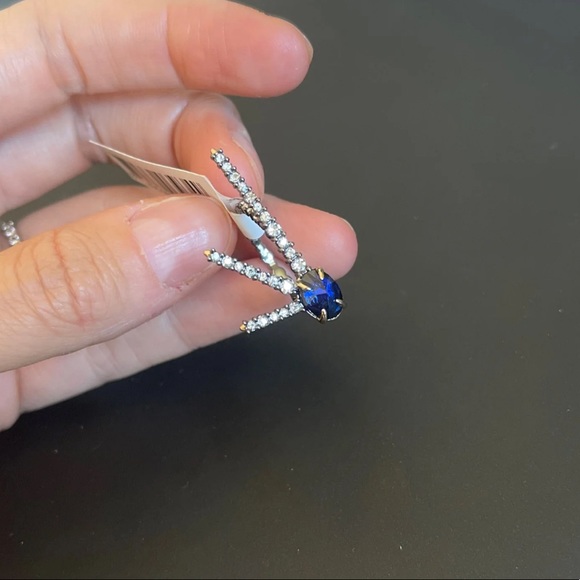 ALEXIS BITTAR Crystal Encrusted Ring Size 7 NEW - Picture 6 of 9